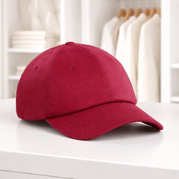 lululemon athletica Accessories - Lululemon Classic Ball Cap Velour Berry Rumble L/XL